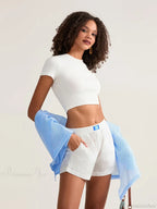 Crochet HolLow Wide Leg Short image 4