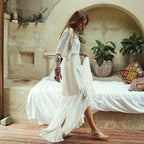Crochet Kaftan Tunic Summer Beach Cover Up image 6