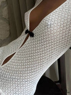 Crochet Lace Graceful Long Sleeve Blouse image 3