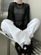 Crochet Long Sleeve Trendy Maxi Cover Up image 3