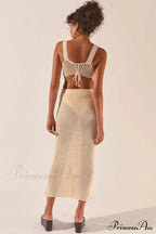 Crochet Midi Top Charming + Skirt Set image 4