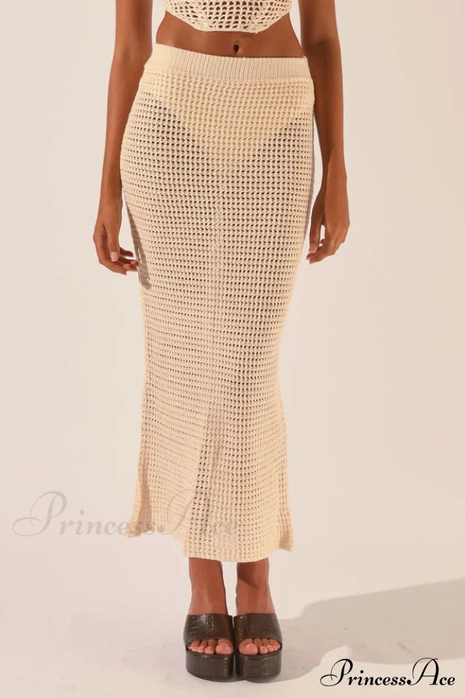 Crochet Midi Top Charming + Skirt Set image 7