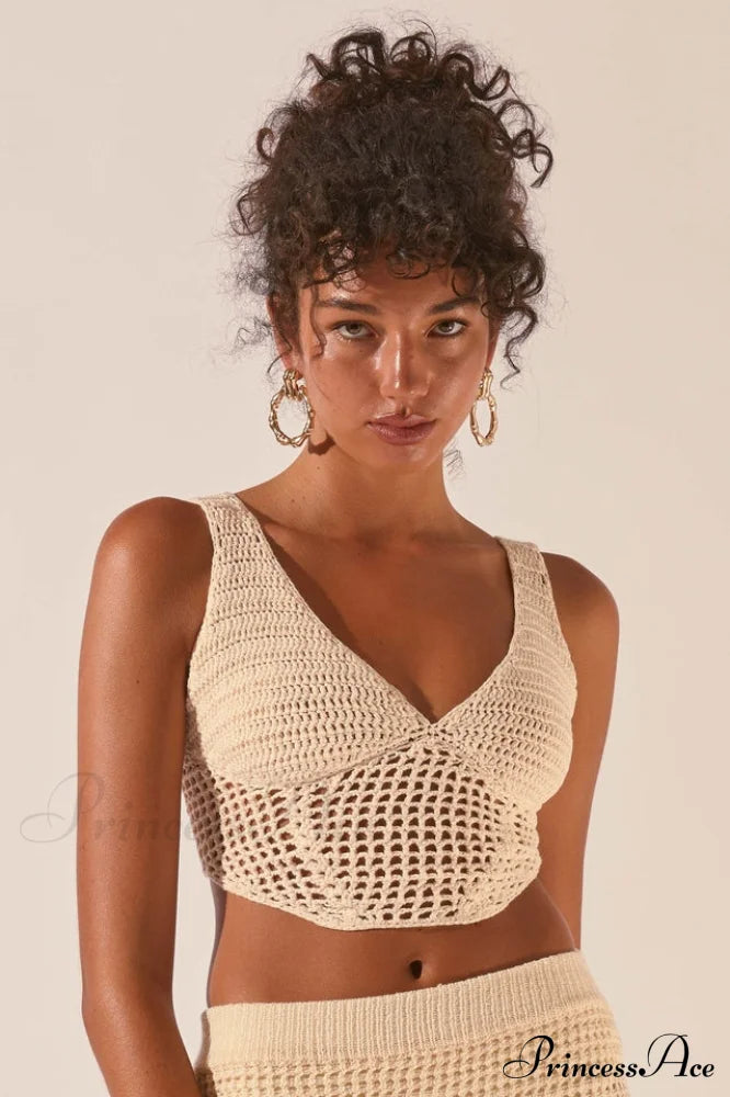 Crochet Midi Top Charming + Skirt Set image 5
