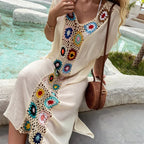 Crochet Women Beach Dress Cover Up image 4