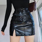 Crocodile Pattern High Waist Skirt image 7