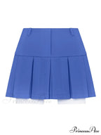 Cropped Blazer And Charming Pleated Mini Skirt Set image 12