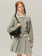 Cropped Bow Aesthetic Cardigan image 3