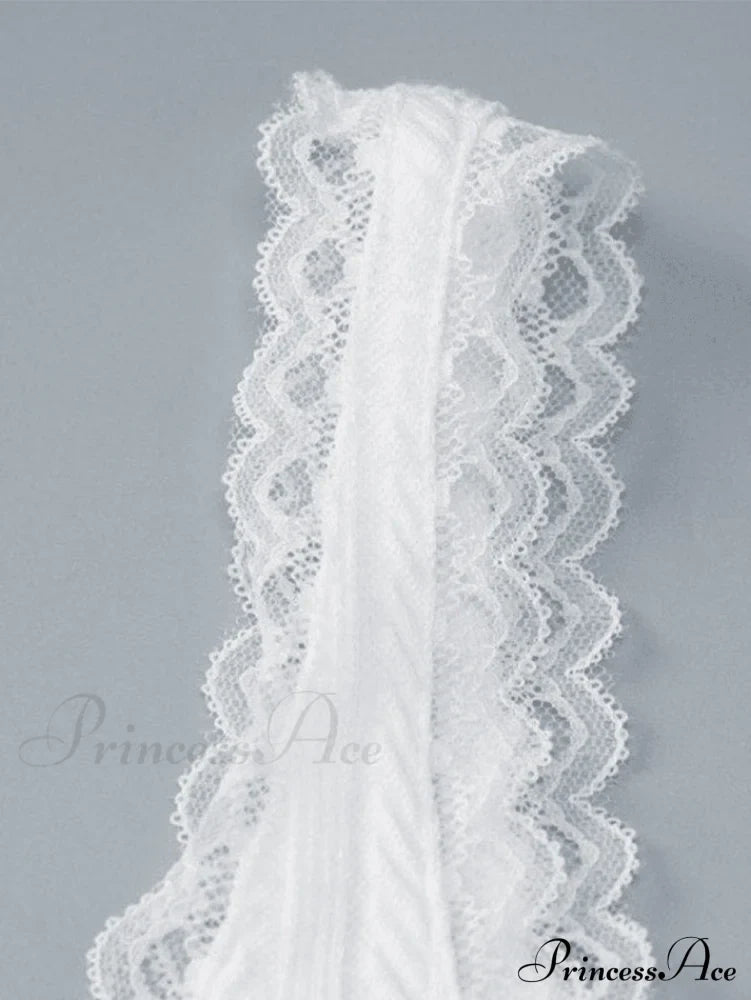 Cropped Lace Trim Trendy Rib Cami Top image 7