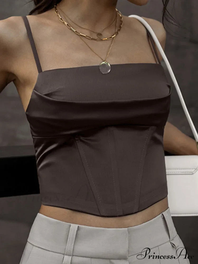 Cropped Sequin Graceful Halter Corset Top image 5