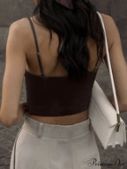 Cropped Sequin Graceful Halter Corset Top image 7