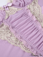 Sexy Elegant Lace Purple Cami Top image 6