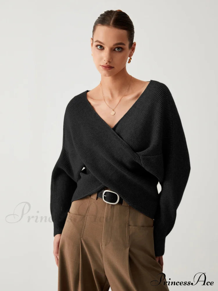 Cross My Heart Trendy Oversized Crop Sweater image 7