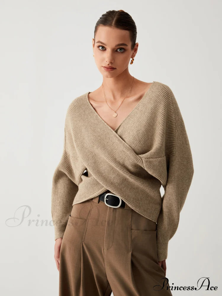 Cross My Heart Trendy Oversized Crop Sweater image 1