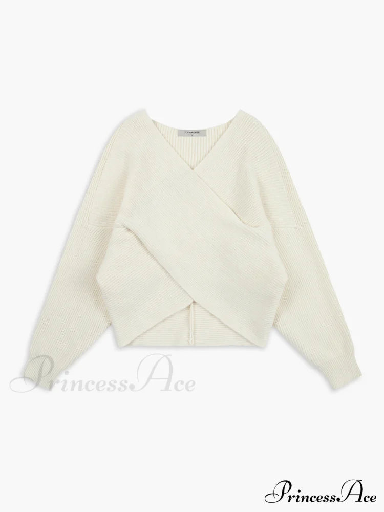 Cross My Heart Trendy Oversized Crop Sweater image 10