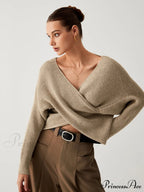 Cross My Heart Trendy Oversized Crop Sweater image 4