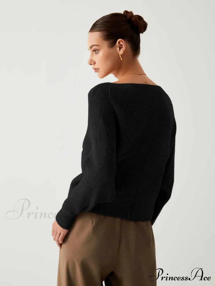 Cross My Heart Trendy Oversized Crop Sweater image 8