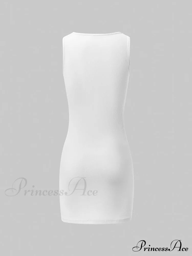 Gothic Printed Cross Mini Dress image 3