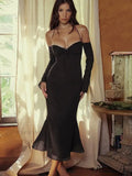 Cryptographic Green Mesh Sheer Midi Dress image 7