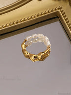 Cultured Pearl Decor Ring image 2