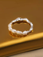 Cultured Pearl Decor Ring image 5