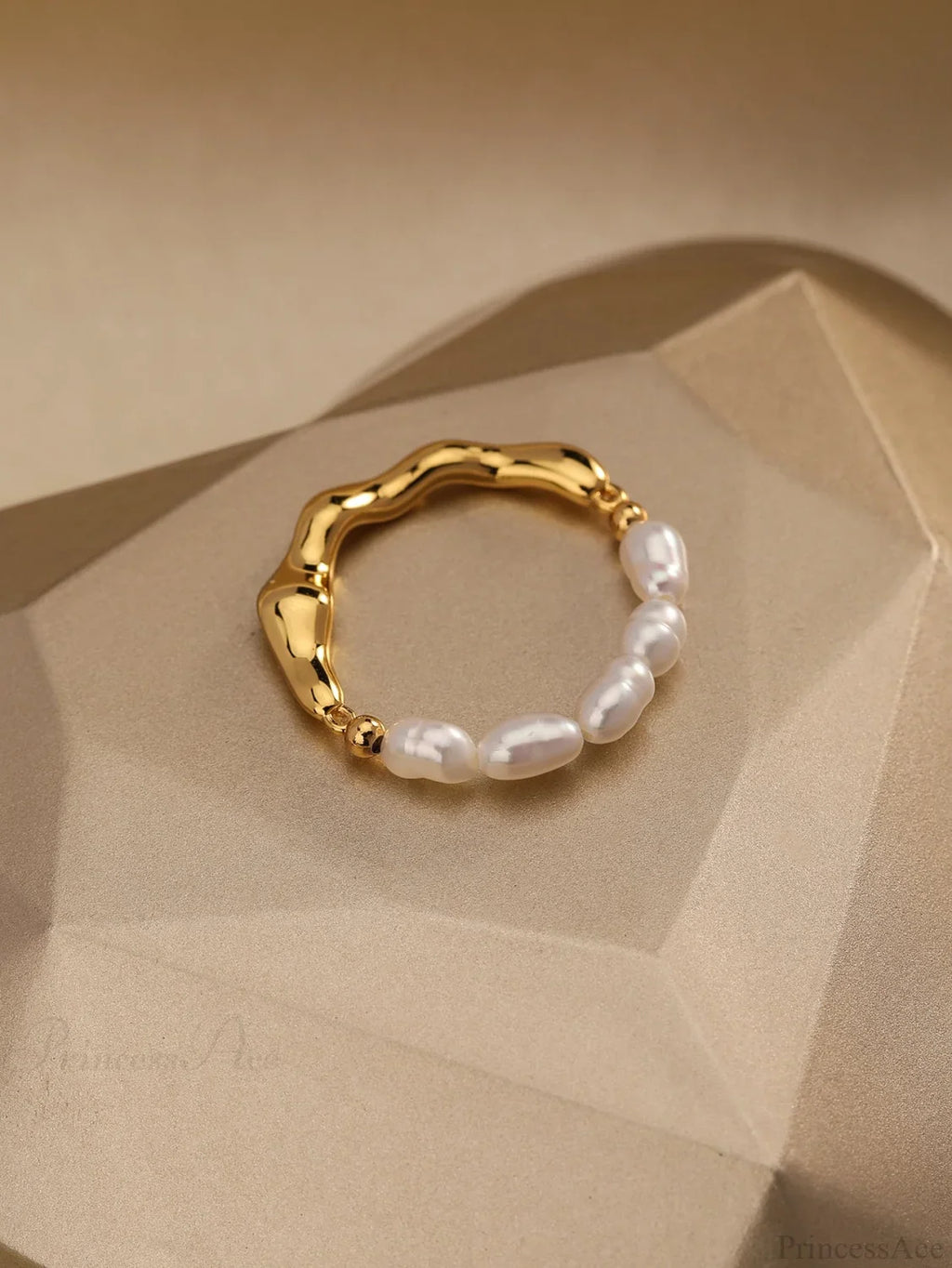 Cultured Pearl Decor Ring image 1