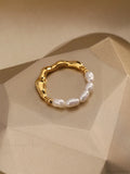 Cultured Pearl Decor Ring image 1