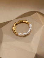Cultured Pearl Decor Ring image 1