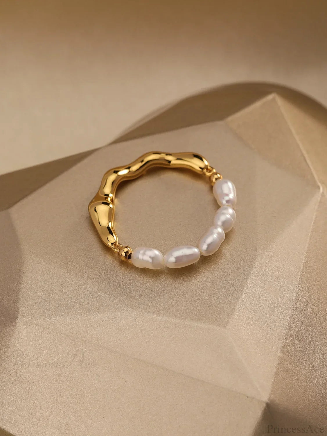 Cultured Pearl Decor Ring image 1