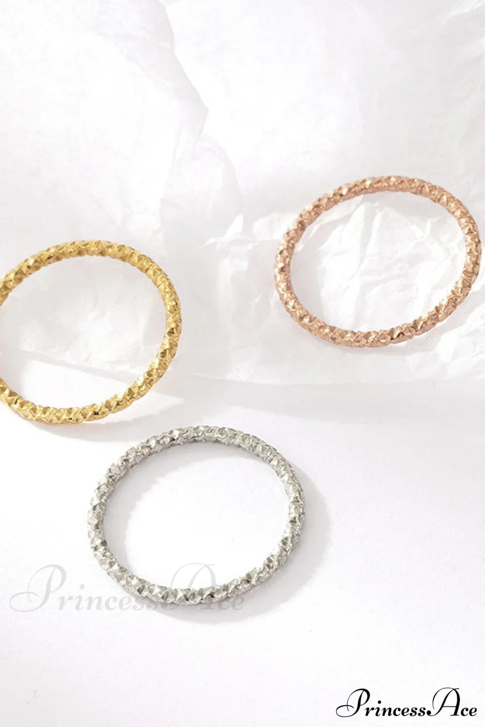 Custom Design Simple Three Pcs A Set Rings image 1