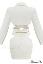 Cut Out Blazer Top Graceful + Mini Skirt Set image 4