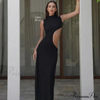 Cut Out Bodycon Tank Maxi Dress image 2