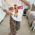 Cute Cowgirl Western Vintage T-shirt image 1