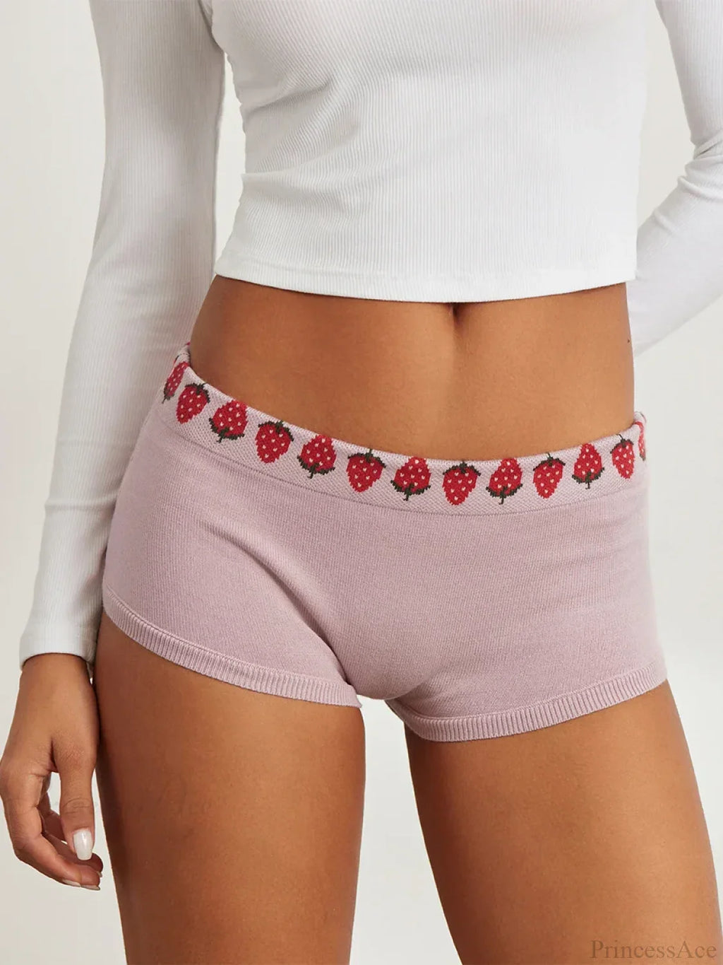Cute Print Low Rise Lounge Short image 7