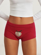 Cute Print Low Rise Lounge Short image 8
