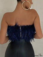Cute Stylish Fuzzy Crop Top image 10