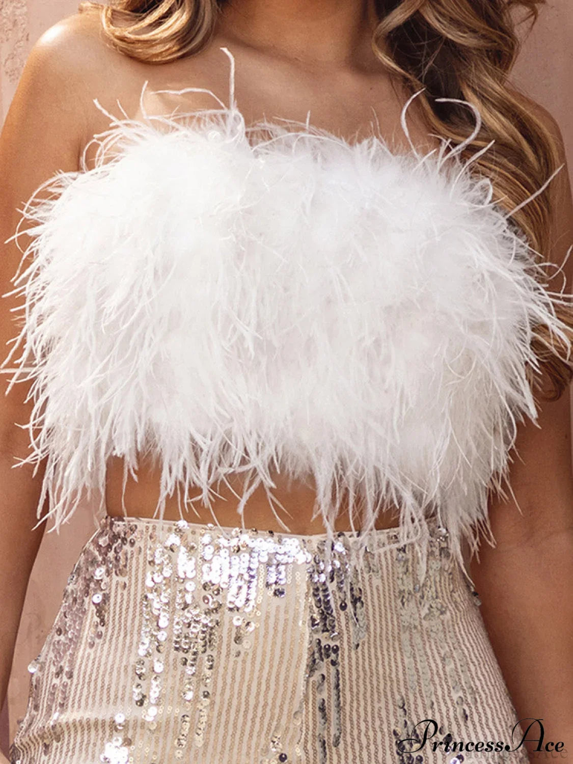 Cute Stylish Fuzzy Crop Top image 18