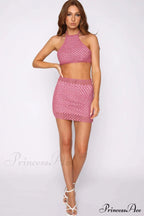 Cutout Crochet Top Charming + Skirt Set image 17