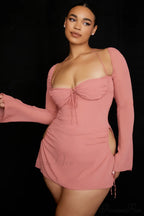 Cutout Halter Stylish Mini Dress image 9
