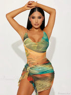 Cutout Hollow-Out Mini Dress image 5