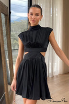 Cutout Waist Stylish Vacation Mini Dress image 5