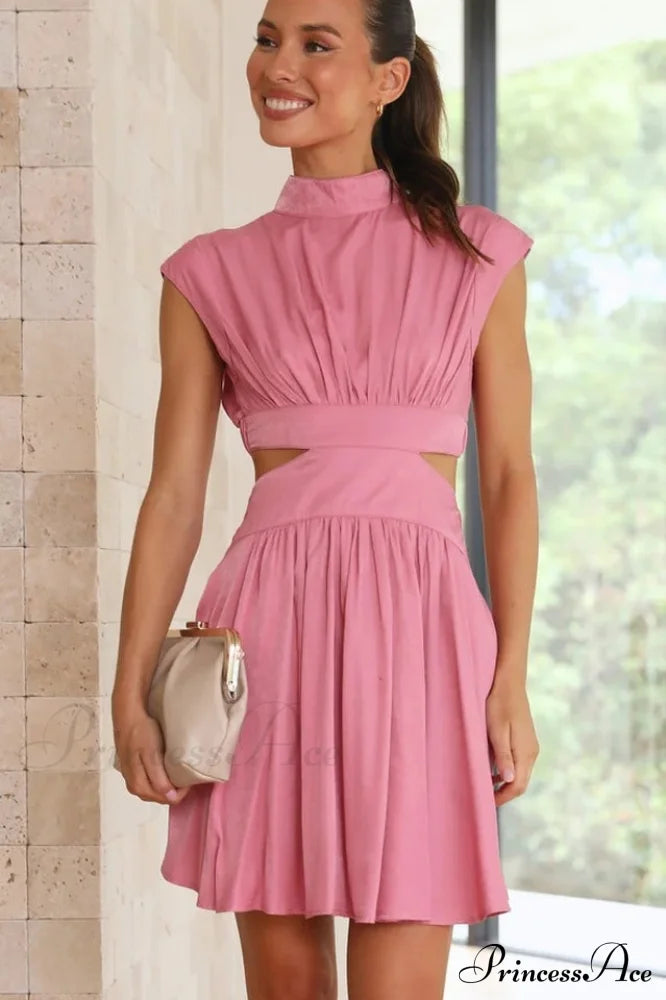 Cutout Waist Stylish Vacation Mini Dress image 8