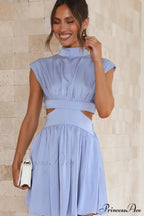 Cutout Waist Stylish Vacation Mini Dress image 12