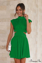 Cutout Waist Stylish Vacation Mini Dress image 19