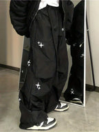 Cyber Y2K Parachute Baggy Pants image 4