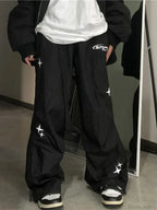 Cyber Y2K Parachute Baggy Pants image 5