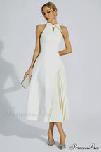 Cynthia Cream Stylish Midi Dress image 3