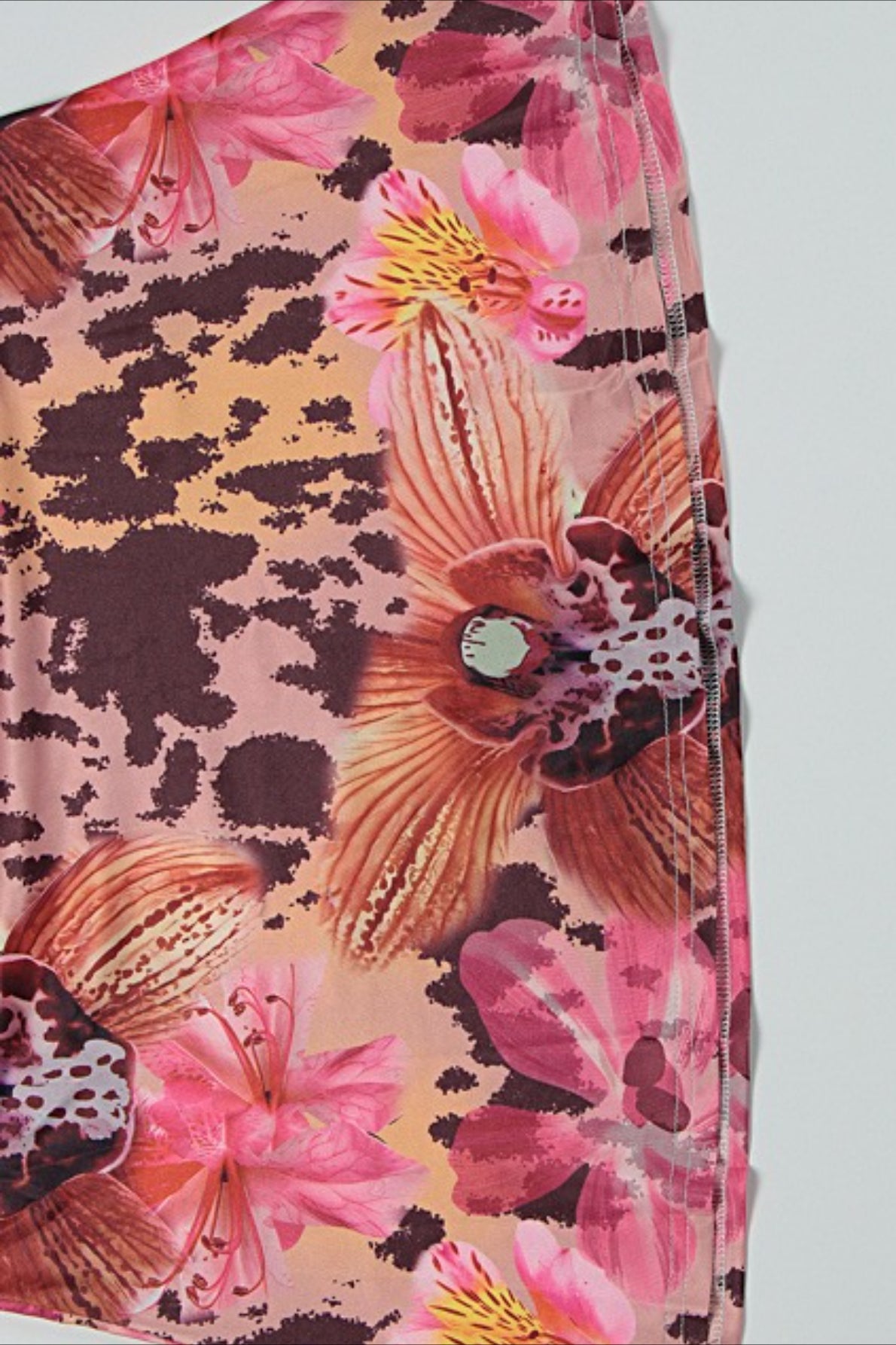 Tie Strapless Ruffled Print Sexy Bodycon Maxi Dress image 6