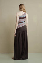 Vintage Soft Ruched Wide-Leg Pants image 2