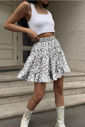 Chic Boho Floral Patchwork High Waist Skirt image 1