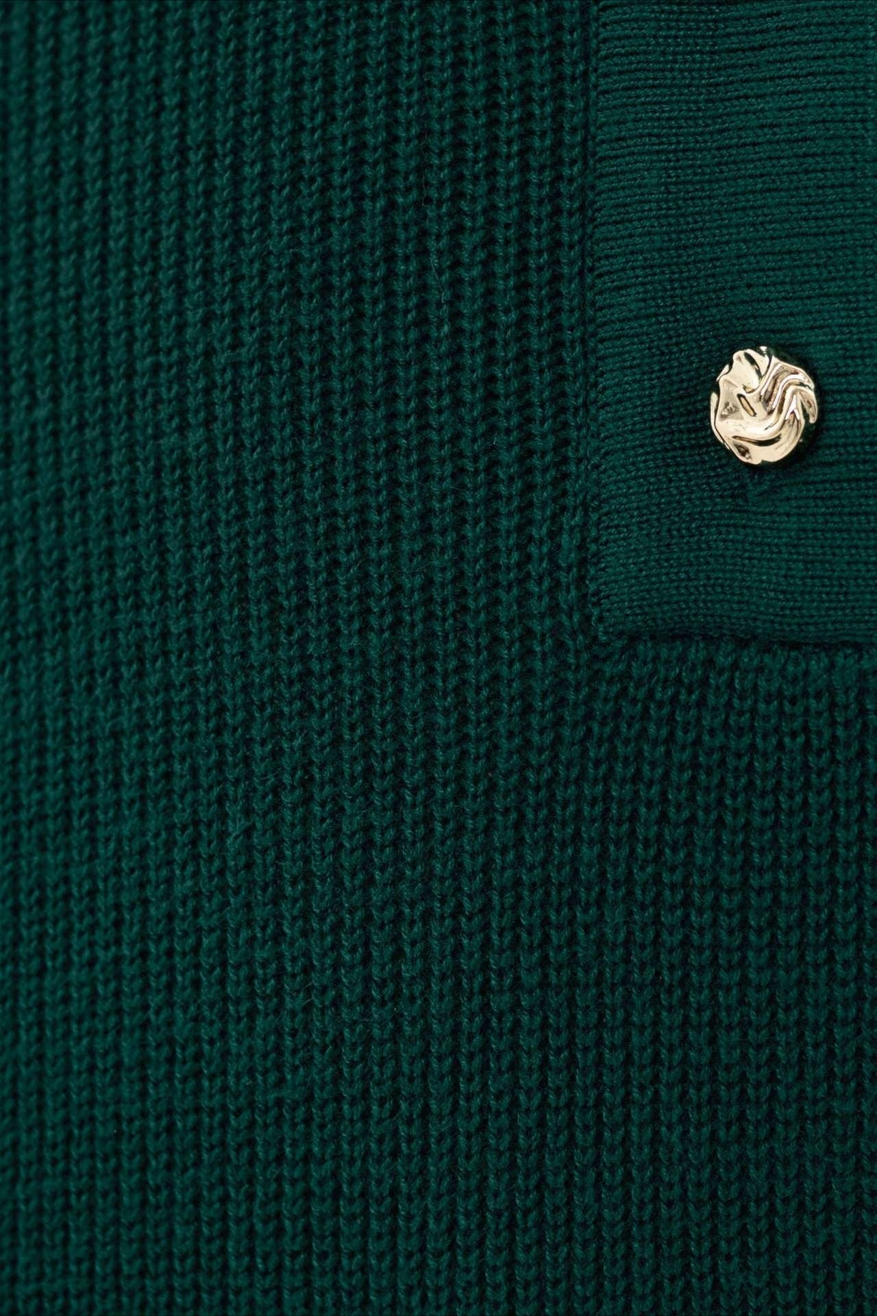 Elegant Collared Knit Sweater Dress image 15